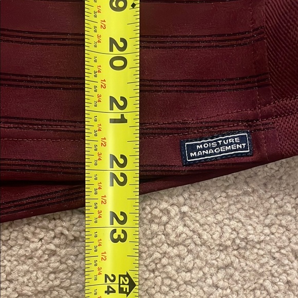 Maroon Texas A&M Golf Jersey with White Collar - Picture 3 of 3